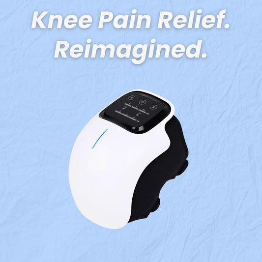 Skinsculptco™ Cordless Knee Massager with Red Light Therapy & Heat